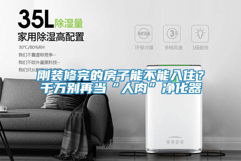 剛裝修完的房子能不能入?。壳f別再當(dāng)“人肉”凈化器
