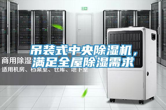 吊裝式中央除濕機，滿足全屋除濕需求