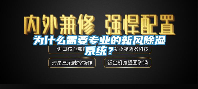 為什么需要專業的新風除濕系統？