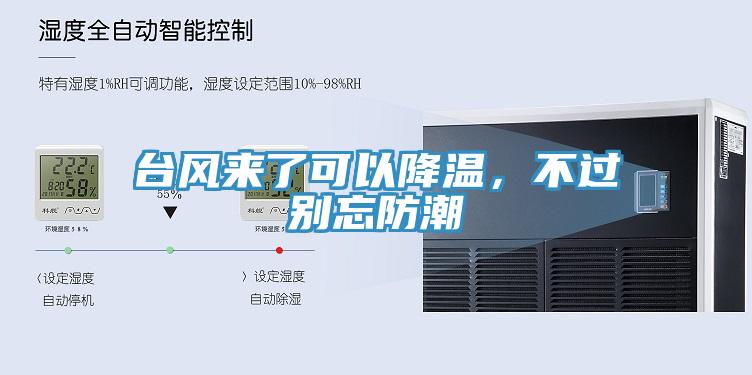 臺風來了可以降溫，不過別忘防潮