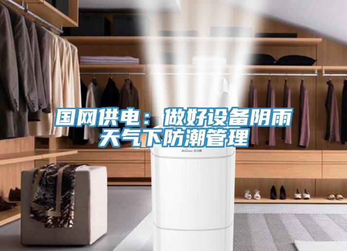 國網供電:做好設備陰雨天氣下防潮管理