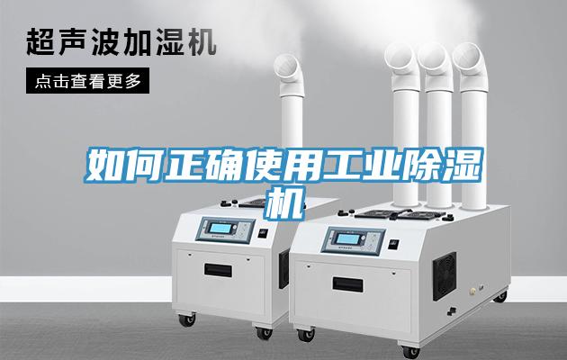 如何正確使用工業除濕機