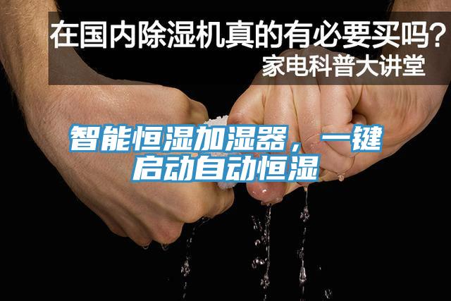 智能恒濕加濕器，一鍵啟動自動恒濕
