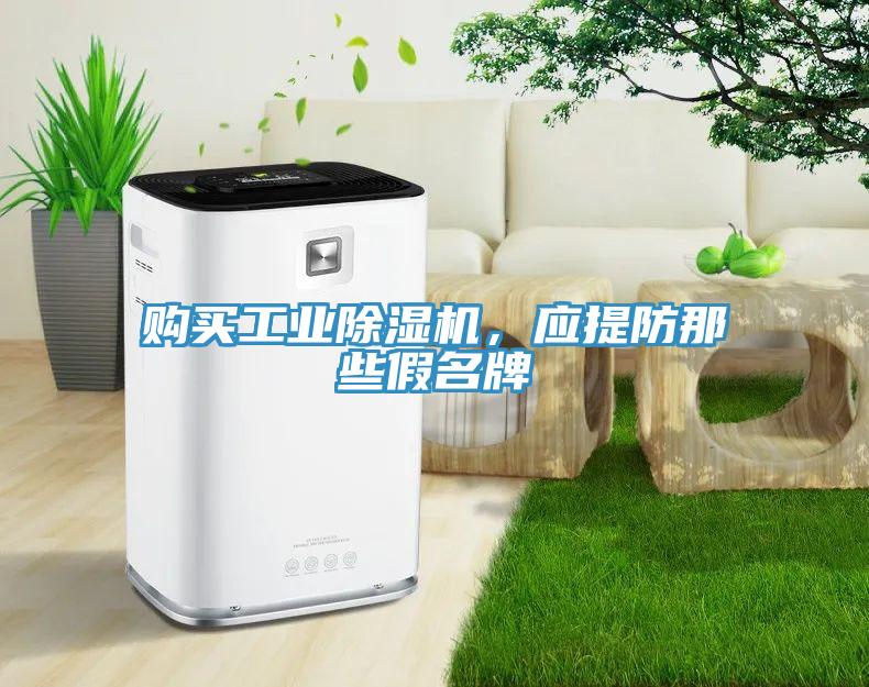 購買工業除濕機，應提防那些假名牌