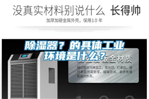 除濕器？的具體工業環境是什么？