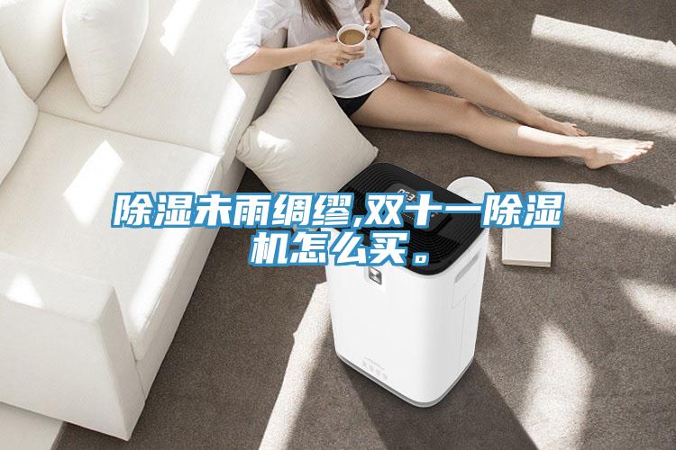 除濕未雨綢繆,雙十一除濕機怎么買。