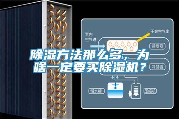 除濕方法那么多，為啥一定要買除濕機？
