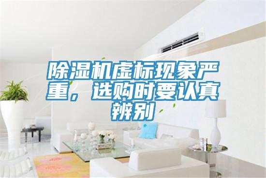 除濕機虛標(biāo)現(xiàn)象嚴重，選購時要認真辨別