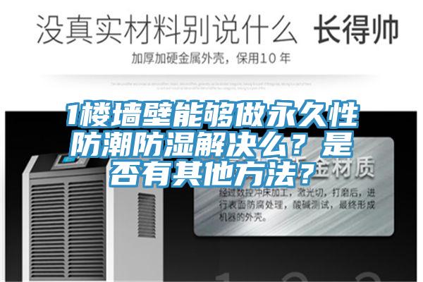 1樓墻壁能夠做永久性防潮防濕解決么？是否有其他方法？