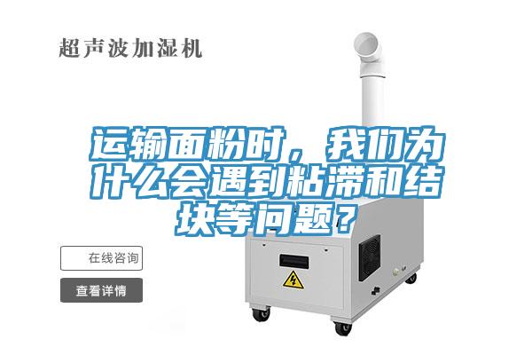 運輸面粉時,我們為什么會遇到粘滯和結塊等問題?