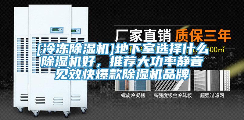 [冷凍除濕機]地下室選擇什么除濕機好，推薦大功率靜音見效快爆款除濕機品牌