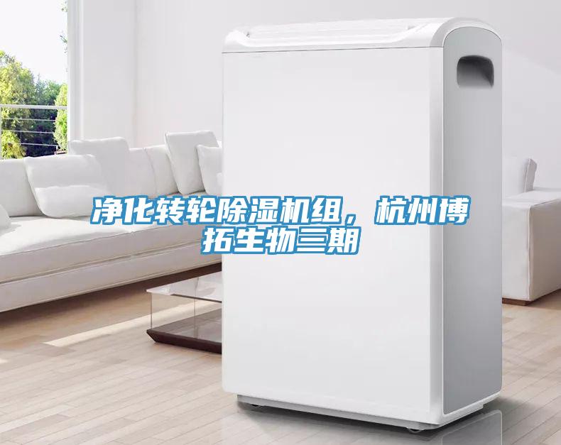 凈化轉輪除濕機組，杭州博拓生物三期