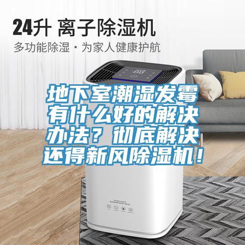 地下室潮濕發霉有什么好的解決辦法？徹底解決還得新風除濕機！