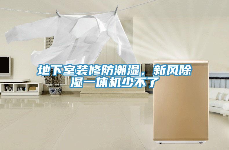 地下室裝修防潮濕，新風除濕一體機少不了