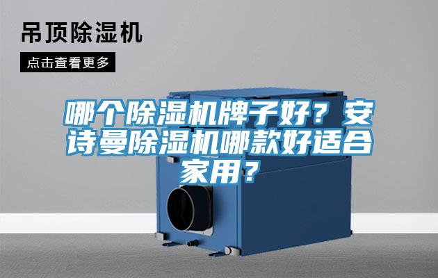 哪個除濕機牌子好？安詩曼除濕機哪款好適合家用？