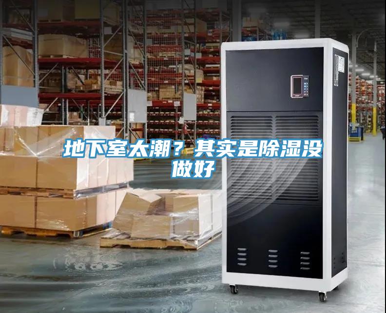 地下室太潮?其實是除濕沒做好