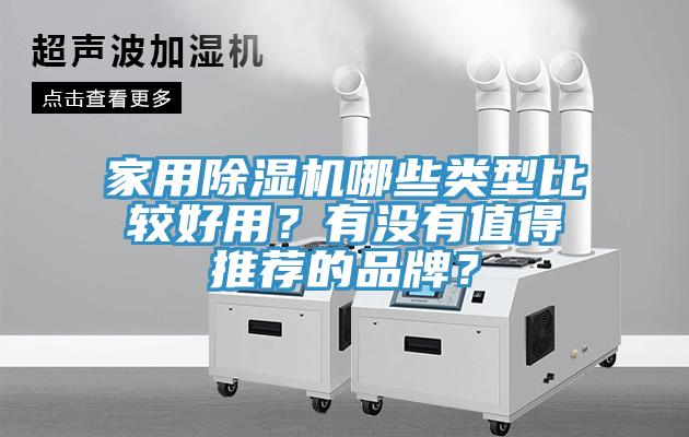 家用除濕機(jī)哪些類型比較好用？有沒有值得推薦的品牌？