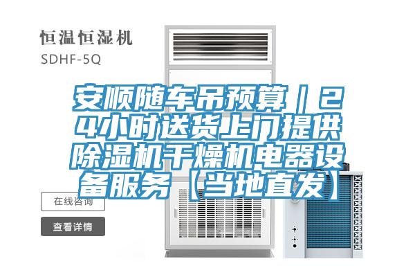 安順隨車吊預算|24小時送貨上門提供除濕機干燥機電器設備服務【當地直發】