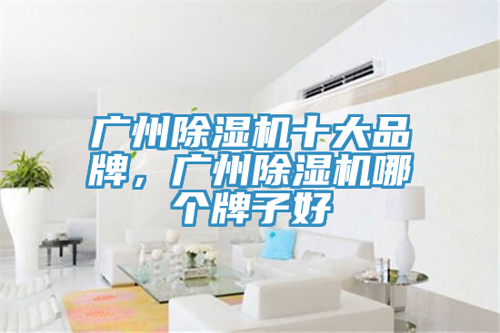 廣州除濕機十大品牌，廣州除濕機哪個牌子好