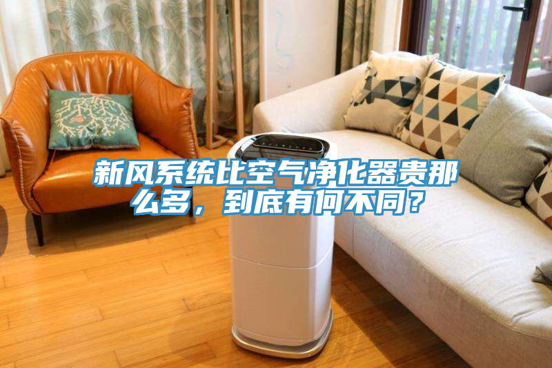 新風系統比空氣凈化器貴那么多，到底有何不同？
