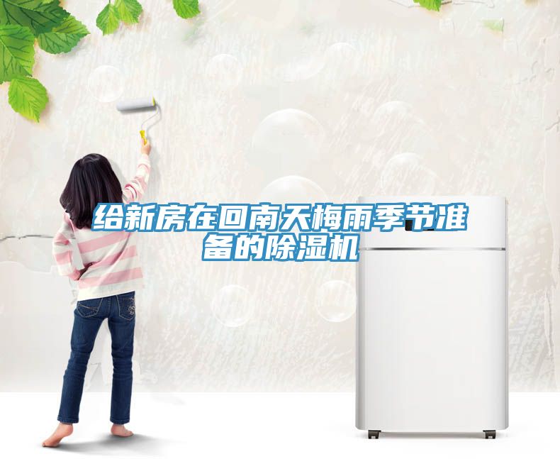 給新房在回南天梅雨季節準備的除濕機