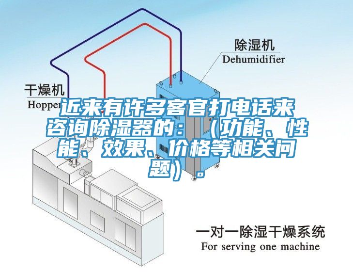 近來有許多客官打電話來咨詢除濕器的：（功能、性能、效果、價格等相關問題）。