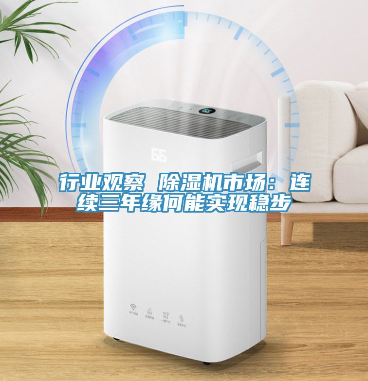 行業觀察 除濕機市場：連續三年緣何能實現穩步
