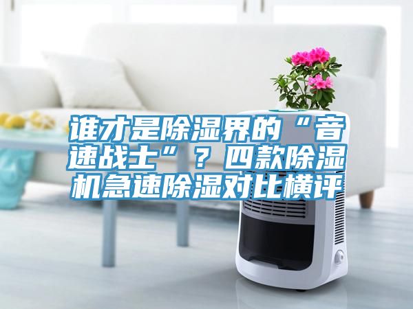 誰才是除濕界的“音速戰士”？四款除濕機急速除濕對比橫評