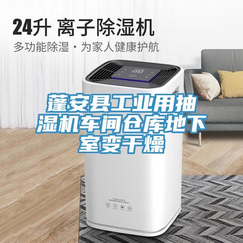 蓬安縣工業用抽濕機車間倉庫地下室變干燥