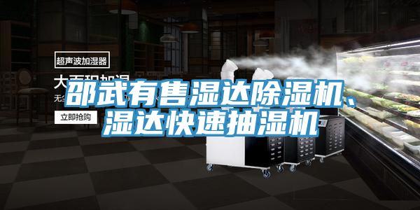 邵武有售濕達除濕機、濕達快速抽濕機