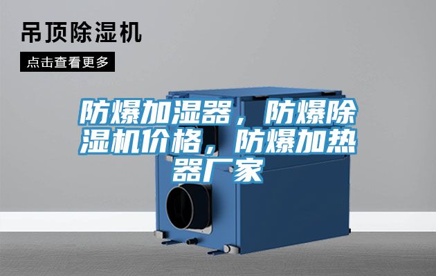 防爆加濕器，防爆除濕機價格，防爆加熱器廠家