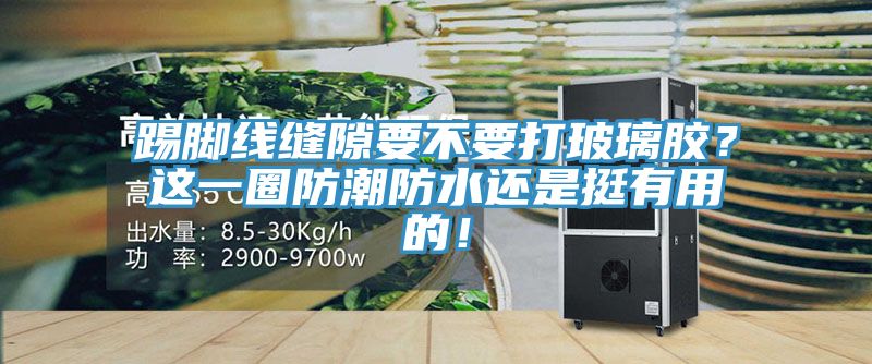 踢腳線縫隙要不要打玻璃膠？這一圈防潮防水還是挺有用的！