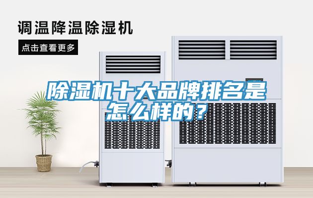 除濕機十大品牌排名是怎么樣的？