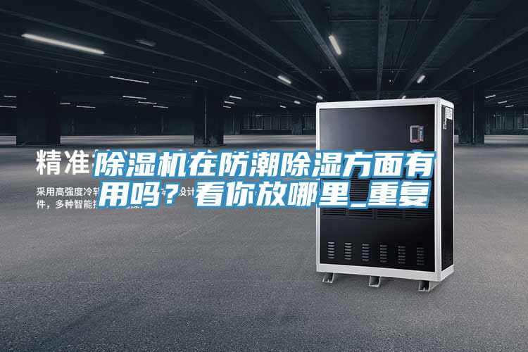 除濕機在防潮除濕方面有用嗎?看你放哪里_重復