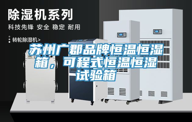 蘇州廣郡品牌恒溫恒濕箱，可程式恒溫恒濕試驗箱