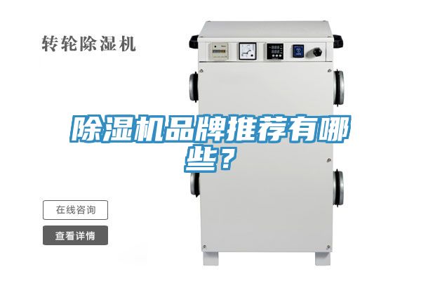 除濕機品牌推薦有哪些？