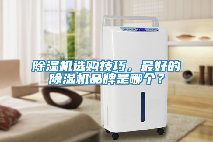除濕機選購技巧，最好的除濕機品牌是哪個？